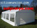 Tendas carpas de 10x3, 3x3, 8x5 etc