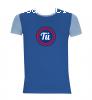 Camiseta azul con sello TU