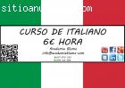 Clases de italiano 6€ hora