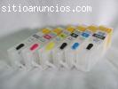 Cartuchos recargables para Canon