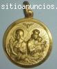 Medallas milagrosa en oro y plata