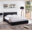 Cama con canapé de diseño magali en blanco o negr