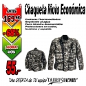 Chaqueta economica camo gris