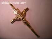 cruces huecas en oro y plata