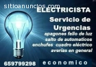 ELECTRICISTA economico  en  VILLAVERDE