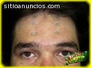 Elimino todo tipo de tatuajes faciales