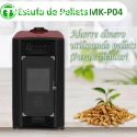 la maquina de la estufa pellets MK-P04