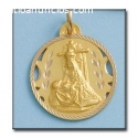 MEDALLA VIRGEN DE LAS ANGUSTIAS EN ORO Y