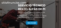 Servicio Técnico Beko L'Alfàs de Pi