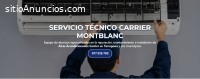 Servicio Técnico Carrier Montblanc