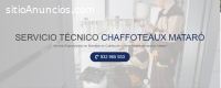 Servicio Técnico Chaffoteaux Mataró 9342