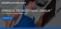 Servicio Técnico Fakir Lebrija 954341171