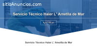 Servicio Técnico Haier L’Ametlla de Mar