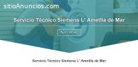 Servicio Técnico Siemens L’Ametlla de Ma