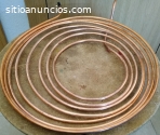 Tubo de cobre flexible de ¼