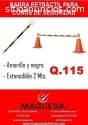 Barra ajustable, material ABS, longitud