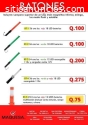 BATONES Para dirigir tráfico