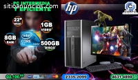 COMPUTADORAS HP CORE2DUO, 08GB RAM, 500