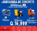 Cortadoras de Concreto con Motor Honda 1