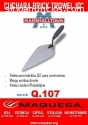 Cuchara Brick Trowel Maquesa Retalhuleu