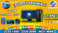 ESCOGE TU REGALO EN LA compra DE TU COMP