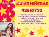 Niñeras y Cuidadoras Infantiles