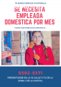 Se necesita empleada domestica