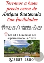 Terreno cerca de Antigua Guatemala