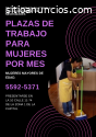 trabajos en la *** para mujeres