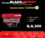 BLACK FRIDAY GENERADOR ELECTRICO