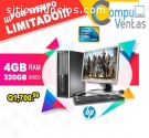 Computadora HP CORE2DUO Con 4GB RAM DDR3