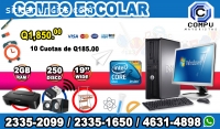 COMPUTADORAS DELL+MUEBLE+IMPRESORA+BOCIN