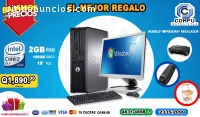 COMPUTADORAS DELL+MUEBLE+IMPRESORA CANON