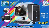 COMPUTADORAS HP+BOCINAS CON WOOFER+WIFI,