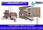 ESTANTERIAS, RACKS, GONDOLAS, PALLETS