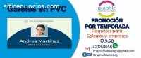 Gafetes de PVC