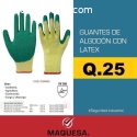 Guantes de algodón calibre 10 (5 hilos )