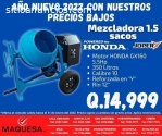 MEZCLADORA 1.5 SACOS  JOPER !!!