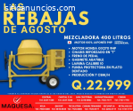 MEZCLADORA J&F DE 1.5 SACOS