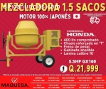 Mezcladora JF de 1.5 Sacos de 400 litros