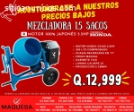 Mezcladora joper 1.5 sacos motor honda