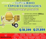 MEZCLADORAS DE CONCRETO 1.5 SACOS JF