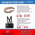 Proteccion Lumbar de velcro y cuero