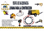 RENTA DE EQUIPO PARA CONSTRUCCION