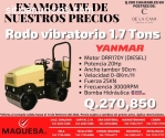 RODILLO VIBRATORIO REVERSIBLE TRIPULADO!