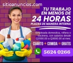 Se contratan niñeras por mes interno