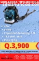 Sopladora tipo mochila en oferta Maquesa