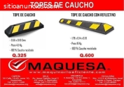 TOPES DE CAUCHO para estacionamientos