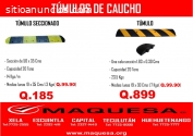 TUMULOS DE CAUCHO DE MAQQUESA RETALHULEU
