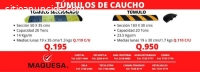 TUMULOS DE CAUCHO